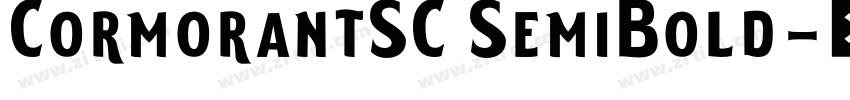 CormorantSC SemiBold字体转换